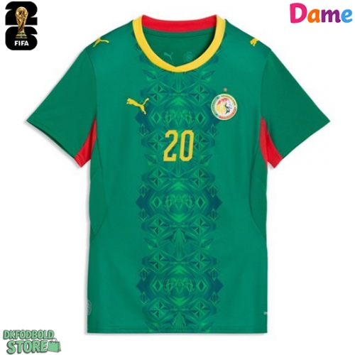 Senegal Habib Diallo #20 Replika Udebanetrøje Dame VM 2026 Kortærmet